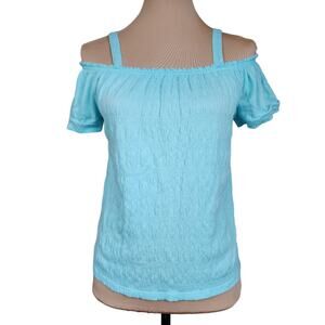 SO XL Cold Shoulder Blouse Top